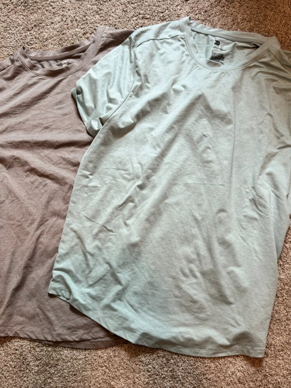 All In Motion Men’s Short Sleeve T-Shirt Bundle - 2 Pack - Size Large